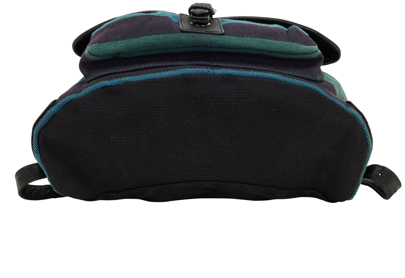 Nova Check Backpack, &pound;175, Handbags, Black/Blue/Green, Canvas, Top view